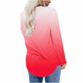 thumbnail image 3 of FAIWAD Womens Long Sleeve Ribbed Tunic Tops Round Neck Loose Side Split Button Decor T Shirts, 3 of 5