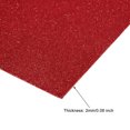 thumbnail image 3 of Unique Bargains Red Glitter EVA Foam Sheets 11 x 8 Inch 2mm Thick for Crafts DIY 12 Pack, 3 of 5