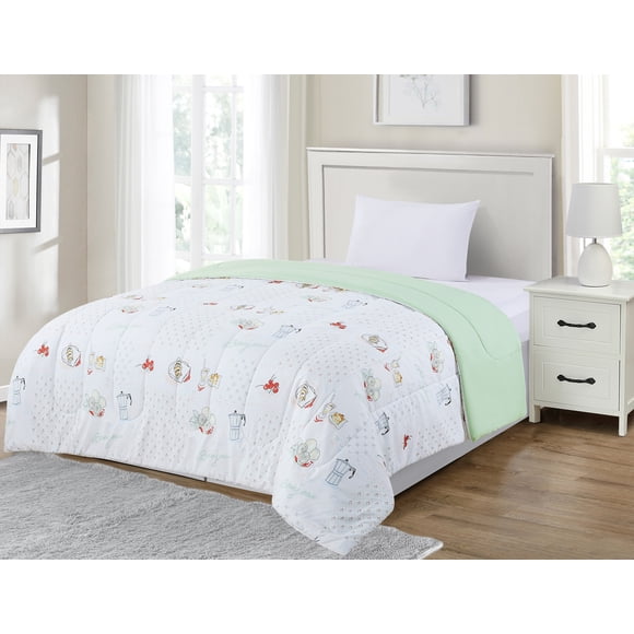 Mainstays Petite Matin Reversible Comforter Twin