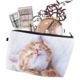 thumbnail image 5 of Cosmetic Bag Cartoon Printing Polyester Makeup Bag Toiletry Bag Cosmetic Pouch, 5 of 5