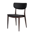 thumbnail image 1 of Take Me Home Dining Chair, Gray PU Upholstery and Walnut frame for dining room, 1 of 4