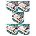 thumbnail image 1 of Guardoinrt PVC Cosmetic Bags Transparent Clear Fashion Zipper Pouch Lightweight Makeup Bag Portable Bath Wash Handbags Case for Gray 5Set, 1 of 6