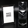 thumbnail image 4 of Acrylic Photo Frame Acrylic Picture Frame Clear Acrylic Self Standing Clear Acrylic Display Transparent Photo Frame Acrylic Picture Frame To Display Certificates And Photos With, 4 of 5