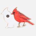 thumbnail image 1 of Coffre en Lin Abbott Cardinal Décor Magnétique Recto-Verso 3 Pouces, 1 of 2