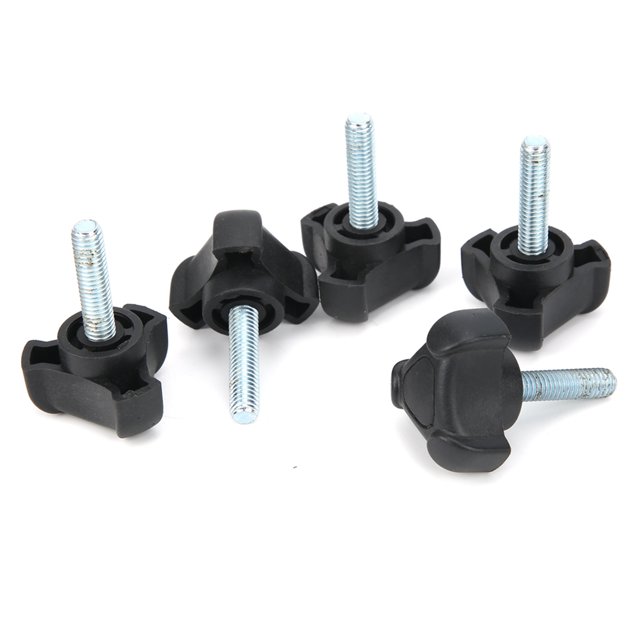 5Pcs M6 25mm / 1in Longueur de Vis Poignée de Verrouillage Réglable Poignée Main-Torsion Travail Économie Vis de Verrouillage
