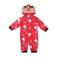 thumbnail image 3 of Family Matching  Pajamas Set Sleepwear Jumpsuit Snowflake Hoodie, 3 of 6