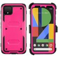 thumbnail image 1 of Mignova pour Google Pixel 4 5,7 Pouces (Version 2019), Étui Robuste Intégral à Double Couche Antichoc avec Béquille et Protecteur d'Écran Intégré pour Google Pixel 4 (Rose), 1 of 6