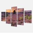 thumbnail image 2 of Blooming Heather at Dawn Panorama - Landscape Canvas Art Print, 2 of 3