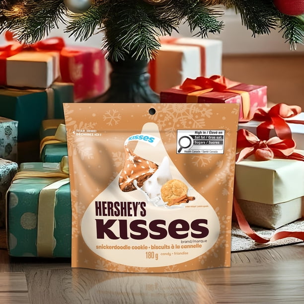 HERSHEY'S KISSES Snickerdoodle Cookie Holiday and Christmas Candy