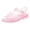 Pink, variant on JDQJBZ Girl's Sandals Toddler Gladiator Jelly Sandals Breathable Open Toe Beach Shoes Soft Sole