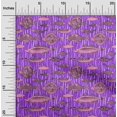 thumbnail image 2 of oneOone Viscose Chiffon Purple Fabric Ocean Fish Craft Projects Decor Fabric Printed By The Yard 42 Inch Wide, 2 of 4