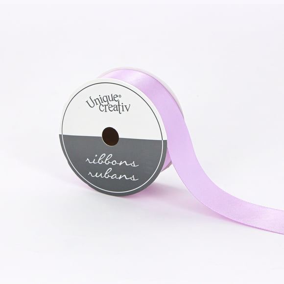 UNIQUE CREATIV Satin Ribbon 25 mm (0.98 in) × 5.5 m (⅞ in × 6 yd), Orchid, 5.49 m (18 ft)