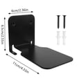 thumbnail image 2 of Floating Metal Wall Shelf for Home Storage and Decoration with Hidden Design and Accessories, 2 of 3