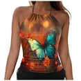 thumbnail image 1 of adviicd Meilleurs Tankinis Hauts de Tankini pour Femmes 2026 - Haut de Maillot de Bain Gainant Seulement Haut de Maillot de Bain Modeste Haut de Maillot Sans Bas(Rouge,G), 1 of 7