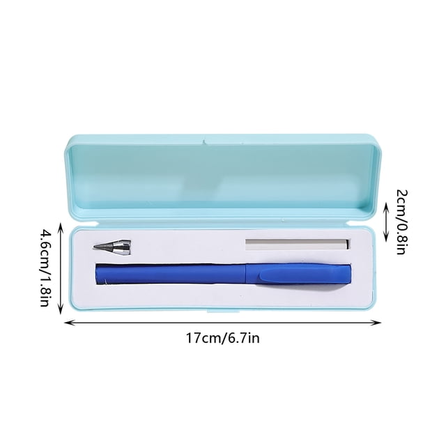 TopLLC Black Technology No-sharp Erasable-free Eternal Pencil Gel Pen 2 In 1 2ml