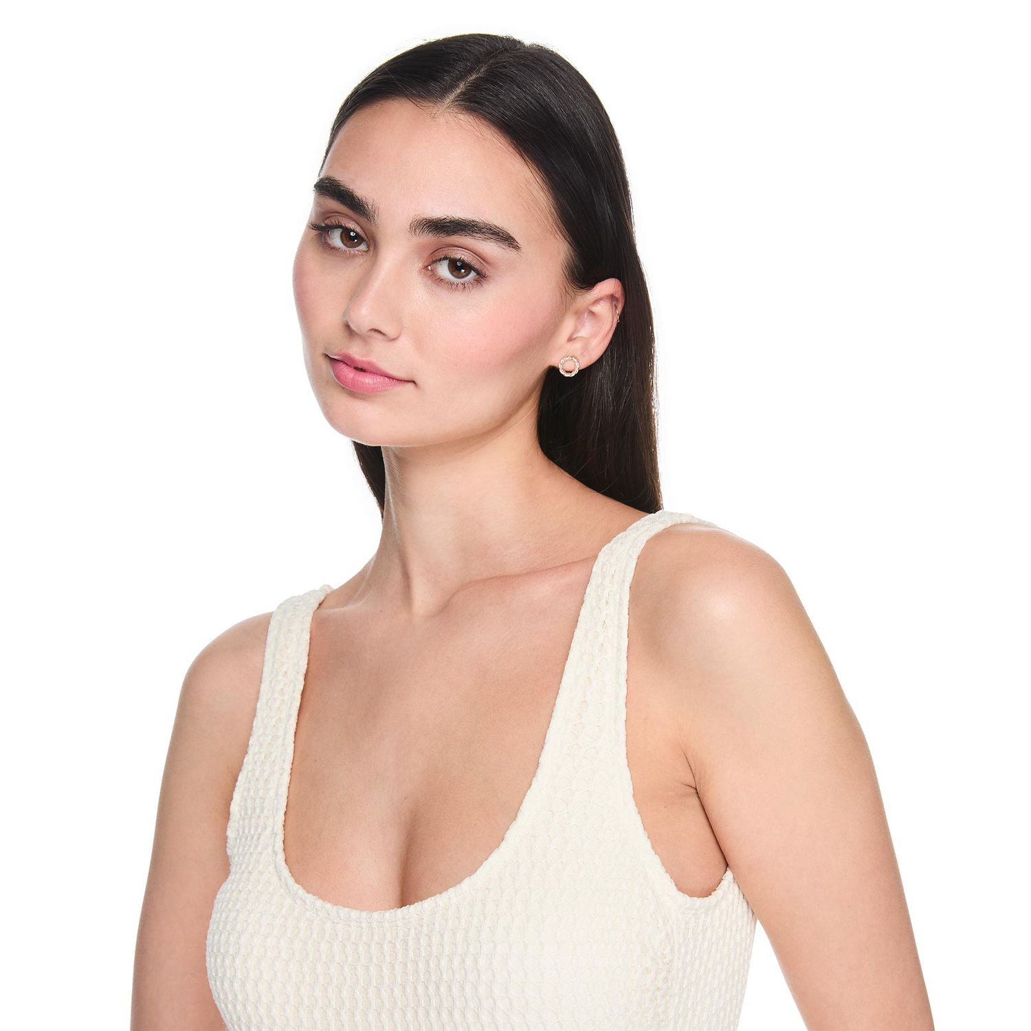 Maillot 1 pièce à encolure dégagée No Boundaries pour femmes