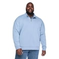 thumbnail image 1 of George Big Men's Quarter Zip Sweatshirt, 1 of 6
