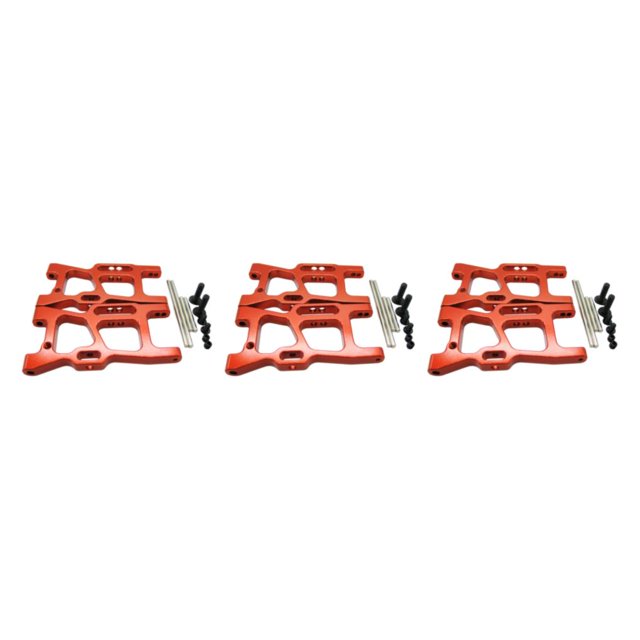 mmirethe 1/14 LC Racing S With Front Lower Arm For Improved Handling Improve Performance red 3Set