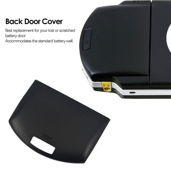 OPKALL 2 Color Optional Battery Cover For PSP 1000 PSP1000 Back Pack Door Cover shell black