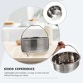 thumbnail image 3 of Multi-use Vegetable Steamer Stainless Steel Steaming Basket For Vegetable Dumpling, 3 of 8