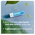 thumbnail image 4 of NIVEA Hydro Care Lip Balm, 24hr hydration, Enriched with shea butter & aloe vera 2 pack, 4 of 8