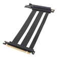 thumbnail image 1 of PCI E 4.0 X16 High Speed Flexible Extender Card, PCI Express 4.0 X16 GPU Riser Cable with Cable Protector for RTX 4090 Ti 8900 XT Gaming AI Applications, 1 of 7