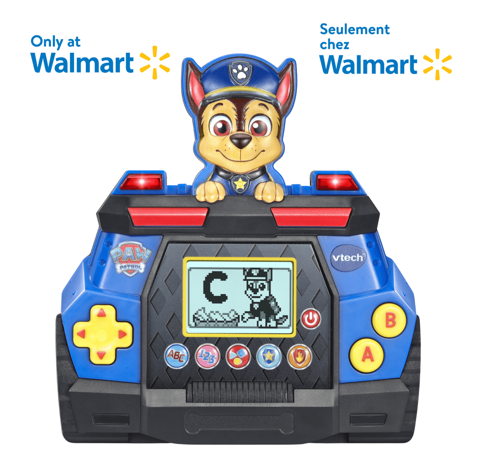 VTech La Pat' Patrouille Super console éducative de Chase Jeu vidéo portablepour les enfants - Exclusivité Walmart - Version Française, 3+ Ans