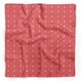 thumbnail image 1 of Bimba Orange Diamond Geometric Pure Silk Printed Head Bandanas Summer Neck Wrap Scarf 40 x 80 Inches, 1 of 6