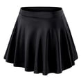 thumbnail image 2 of MEZZALL Jupe Patineuse Plissée Évasée Mini Décontractée Taille Haute Extensible pour Filles 1 16 Ans 11-12 Ans Tenue Bébé Stylée, 2 of 5