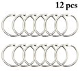 thumbnail image 2 of Coofit 12PCS Book Ring Multifunctional Mini Binder Ring Loose Leaf Ring for Cards, 2 of 10