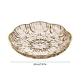thumbnail image 3 of Ohufall 20cm 7.87In Plastic Fruit Platter Serving Tray Coffee Table Decor Home Living Room Candy Upscale Snack Plates, 3 of 6
