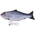 thumbnail image 1 of Jouet Interactif pour Chat Chasse aux Poissons Peluche Bleue 1Pcs Jeu Intérieur, 1 of 6