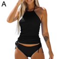 thumbnail image 1 of Clearance Now! Womens Bikini Separates Tops & Bot Plain Color Bal Print GXU E0F0, 1 of 8