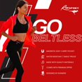 thumbnail image 4 of The RooSportPlus Magnetic Running Pouch - Magnetic Pocket to Hold Cell Phone, Wallet, Earphones - Securely Carry Essentials While Running - Magnetic Closure for Convenience - Theme Park Red, Large, 4 of 4