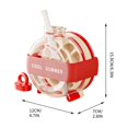thumbnail image 3 of Bouteille d'Eau Gobelet avec Paille pour Plateau à Glace à Communiqué de Presse / Gobelet Portable pour Boisson Froide avec Compartiment à Glace Intégré / Bouteille d'Hydratation Réutilisable et Étanche pour l'Été, Voyage, Plage, Bureau, 3 of 6