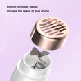 thumbnail image 4 of Electric Lash Curler, Wide Silicone Pad Ergonomic Blower Heated Eyelash Curler Quick Heating Up  For Home, 4 of 8