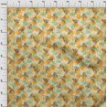 thumbnail image 3 of oneOone Silk Tabby Pale Yellow Fabric Geometric Craft Projects Decor Fabric Printed By The Yard 42 Inch Wide, 3 of 4