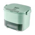 thumbnail image 1 of Tray with Lid and Ice Storage Drawer Style Portable Ice Maker for Indoor Outdoor Home Camping PET+PP Container, 1 of 1