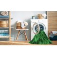 thumbnail image 2 of Ahgly Tapis Rectangulaire Lavable en Machine Intérieur Vert Émeraude Profond, 2 Pieds x 4 Pieds, 2 of 7