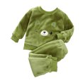 thumbnail image 1 of WEAIXIMIUNG Ensemble de Pyjama Doux 2 Pcs pour Enfants et Garçons 3-4 Ans, 1 of 4