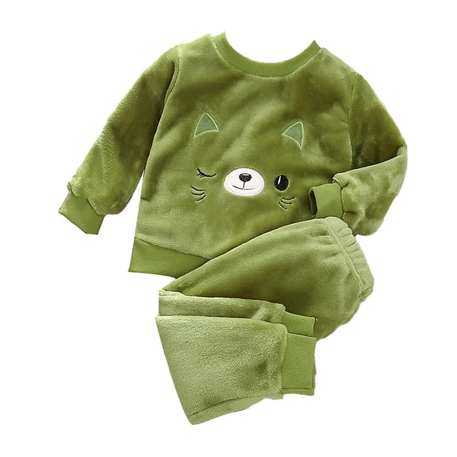WEAIXIMIUNG Ensemble de Pyjama Doux 2 Pcs pour Enfants et Garçons 3-4 Ans