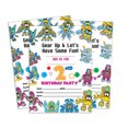 thumbnail image 1 of Darling Souvenir Multicolor Birthday Invitation Card Printable Fill or Write In Blank Invites Party Supplies Pack Of 28 5 x 7 Inches, 1 of 5