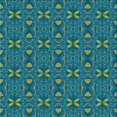 thumbnail image 1 of Ahgly Company Tapis d'Intérieur Lavable en Machine Carré Transitionnel Vert Sarcelle, 5 Pieds Carré, 1 of 7
