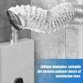 thumbnail image 3 of QUMIIRITY Metal Dryer Vent Hose Vent Hose Aluminum Foil Practical Design 1Set, 3 of 5