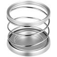 thumbnail image 2 of Miangastore Spring Holder Silver 1Set 3.3X3.3X3.0In, 2 of 8