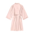 thumbnail image 1 of Qertyioot Wrap Robe for Womens,Pajamas Sets Pyjama Pajamas Wedding Sets Spring Summer Dressing Gown Under $15, 1 of 5