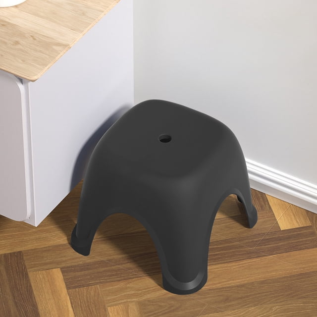 QTOCIO Stool For Toilet Low Stepping Stool With Nonslip Base Enhanced Stability For Bathroom Use Elegant For Adults For Living Room And Shower