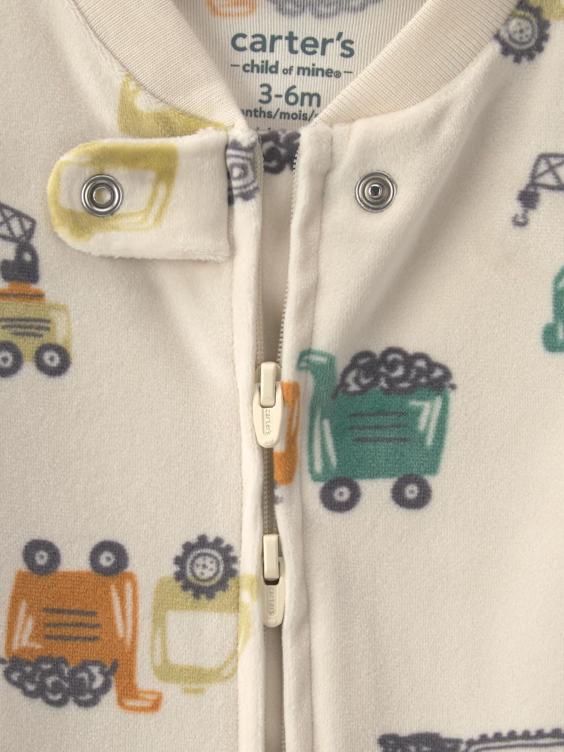 Carter's Child of Mine Baby Boy 1-Piece Fleece Sleeper