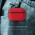 thumbnail image 2 of Earphone Cover Nylon Waterproof Bluetooth Headphone Case Headphone Protector Case Protector Bluetooth Earphone Case Nylon Replacement for Airpods Pro, Red, 2 of 6