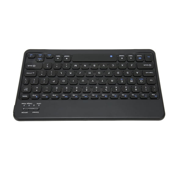 10 Inch Wirelessly Bluetooths Keyboard, Ultra Thin Stable Connection, Quiet Waterproof Tablet Laptop Keyboard, Multi Applicable with Bluetooths, Portable for Travel